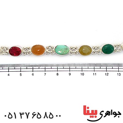 دستبند چند جواهر زنانه سلجوقی _کد:10834