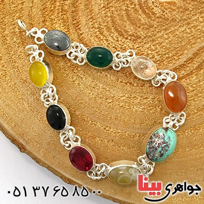 دستبند چند جواهر زنانه سلجوقی _کد:10835