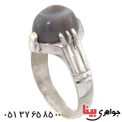 انگشتر عقیق باباقوری مردانه سنتی _کد:10841