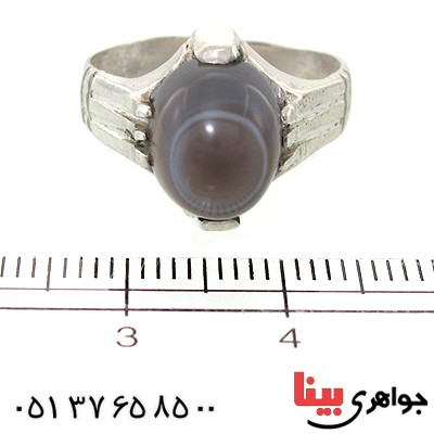 انگشتر عقیق باباقوری مردانه سنتی _کد:10841