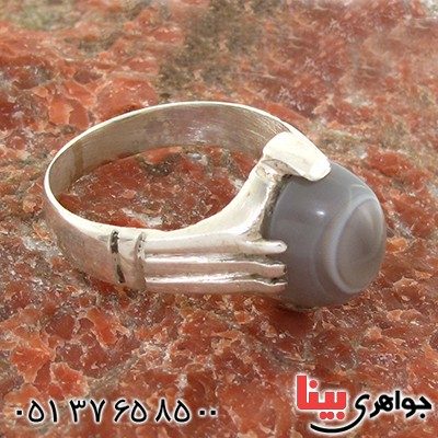 انگشتر عقیق باباقوری مردانه سنتی _کد:10841