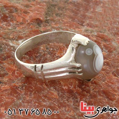 انگشتر عقیق باباقوری مردانه سنتی _کد:10860