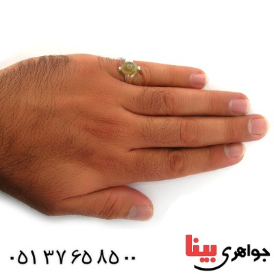 انگشتر عقیق باباقوری مردانه سنتی _کد:10868