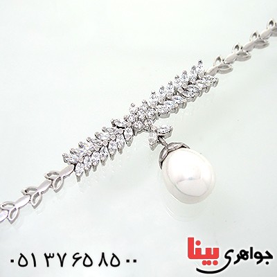 دستبند مروارید زنانه مجلسی و شیک _کد:10874