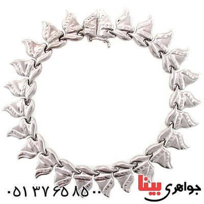 دستبند نقره زنانه مدل کلاسیک _کد:10886