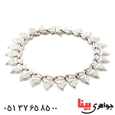 دستبند نقره زنانه مدل کلاسیک _کد:10886