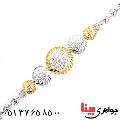 دستبند نقره زنانه مجلسی _کد:10887