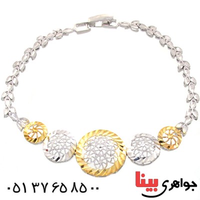 دستبند نقره زنانه مجلسی _کد:10887