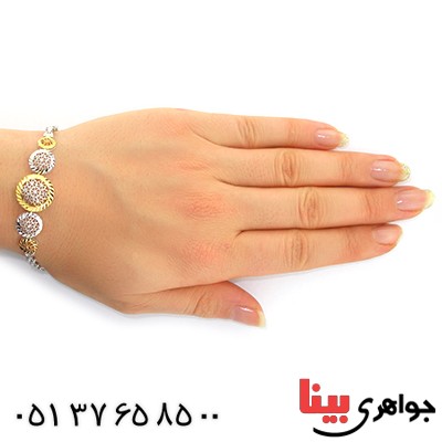 دستبند نقره زنانه مجلسی _کد:10887