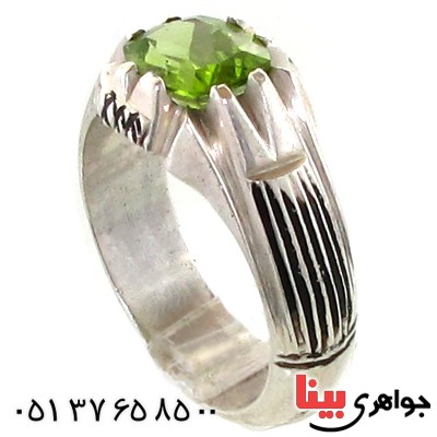 انگشتر زبرجد شفاف مدل نوین _کد:10927