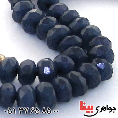 تسبیح یاقوت کبود هندی 101 دانه ای تراش دار _کد:10945