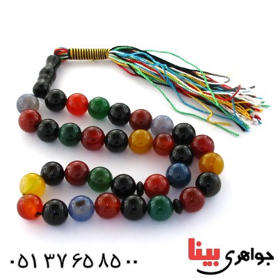 تسبیح عقیق ام البنین 33 دانه ای درجه یک _کد:10960