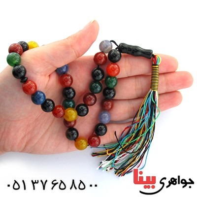 تسبیح عقیق ام البنین 33 دانه ای درجه یک _کد:10960