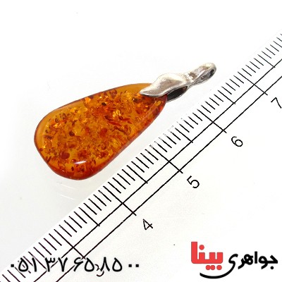گردنبند کهربا درجه یک خوش نقش _کد:10996