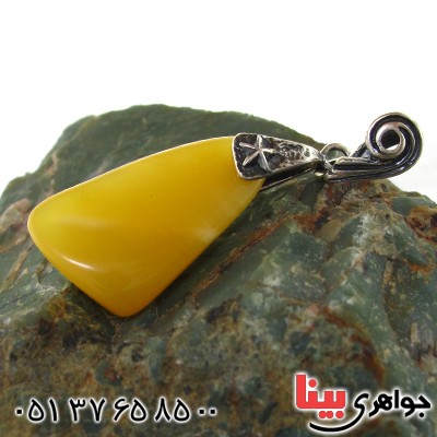 گردنبند کهربا درجه یک خوشرنگ _کد:11000