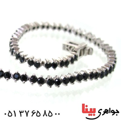 دستبند یاقوت کبود زنانه شکیل _کد:11005