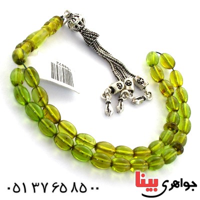 تسبیح کهربا دریای بالتیک بسیار عالی _کد:1558