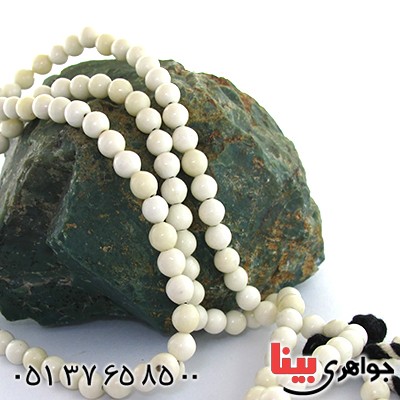 تسبیح استخوان عالی آفریقایی 101 دانه ای گرد _کد:11022