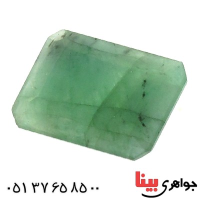 نگین انگشتر زمرد زیبای مستطیلی _کد:11043