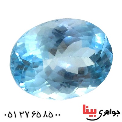 نگین انگشتر توپاز درشت شفاف _کد:11051