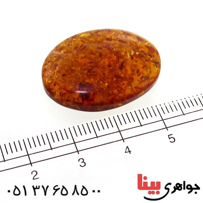 نگین انگشتر کهربا آلمانی بسیار عالی درشت _کد:11065