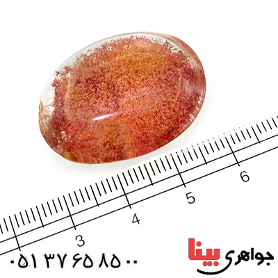 نگین انگشتر در منظره ای درشت با طرح خزه ای _کد:11077
