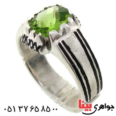 انگشتر زبرجد مدل جوان _کد:11083