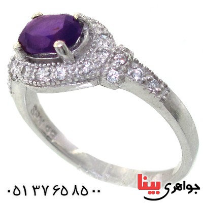 انگشتر آمتیست زنانه رادیوم لوکس مدل فریبا _کد:11186