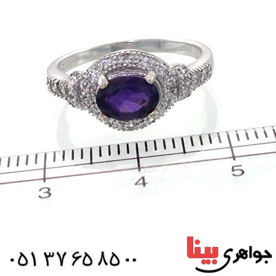 انگشتر آمتیست زنانه رادیوم لوکس مدل فریبا _کد:11186