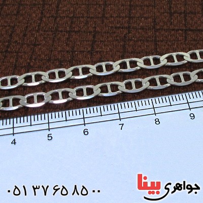 زنجیر نقره درشت ایتالیایی 60 سانتی _کد:11191
