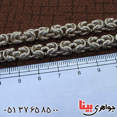 زنجیر نقره درشت ایتالیایی 50 سانتی _کد:1599