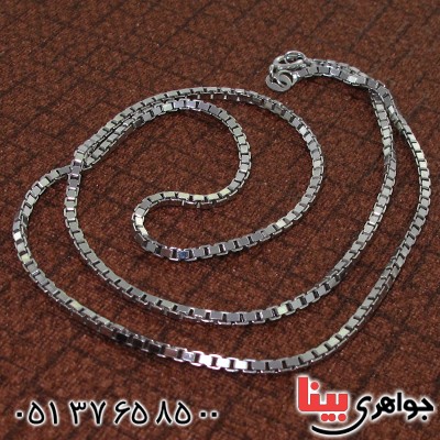 زنجیر نقره ایتالیایی ضخیم 50 سانتی _کد:11195