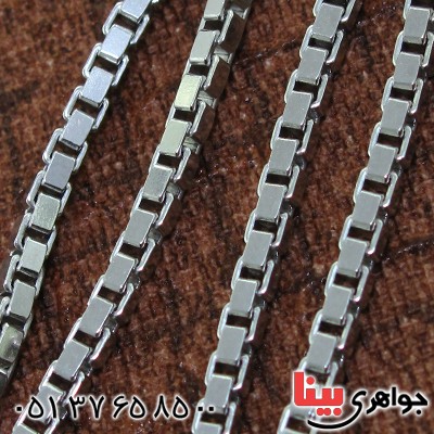زنجیر نقره ایتالیایی ضخیم 50 سانتی _کد:11195
