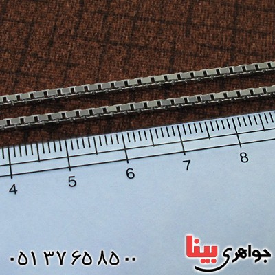 زنجیر نقره ایتالیایی ضخیم 50 سانتی _کد:11195