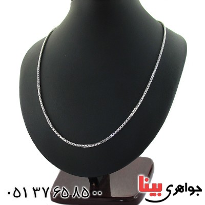 زنجیر نقره ایتالیایی ضخیم 50 سانتی _کد:11195