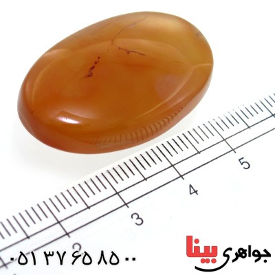 نگین انگشتر عقیق یمنی درشت عالی بیضی _کد:11205