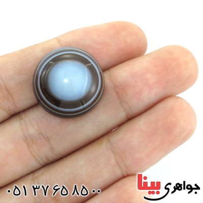 نگین انگشتر عقیق باباقوری چند پوسته منحصر به فرد _کد:11207