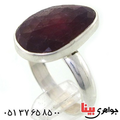 انگشتر یاقوت سرخ زنانه سنگ درمانی _کد:11209