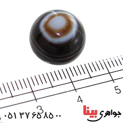 نگین انگشتر عقیق باباقوری چند پوسته منحصر به فرد مدل جهان _کد:11215