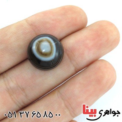 نگین انگشتر عقیق باباقوری چند پوسته منحصر به فرد مدل جهان _کد:11215
