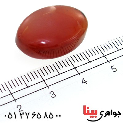 نگین انگشتر عقیق یمنی مویرگی خوشرنگ مدل بیضی _کد:11216