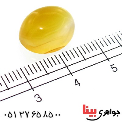 نگین انگشتر عقیق شرف الشمس شفاف عالی _کد:11227