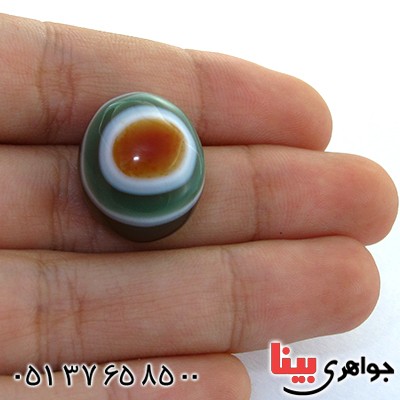 نگین انگشتر عقیق باباقوری تاپ کمیاب درشت _کد:11230