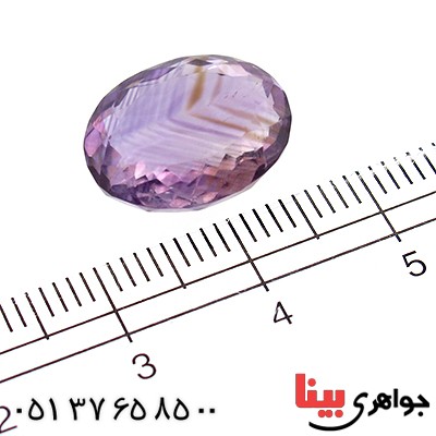 نگین انگشتر آمتیست درشت خوشرنگ برزیلی _کد:11231