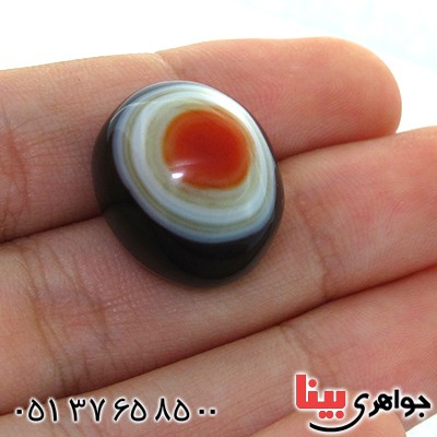 نگین انگشتر عقیق باباقوری تاپ کمیاب درشت _کد:11236