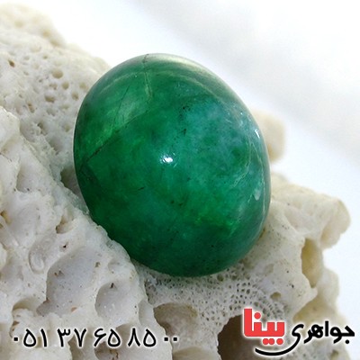 نگین انگشتر زمرد درشت خوش نقش کمیاب _کد:1610