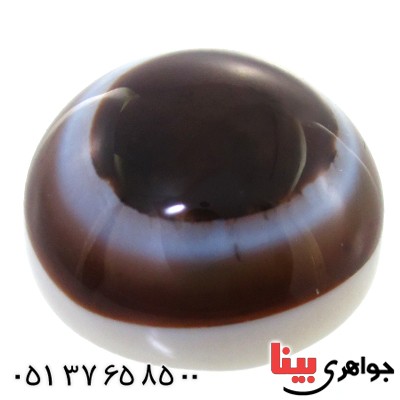 نگین انگشتر عقیق باباقوری چند پوسته درشت _کد:11239