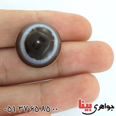 نگین انگشتر عقیق باباقوری چند پوسته درشت _کد:11239