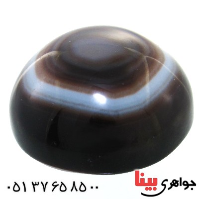 نگین انگشتر عقیق باباقوری چند پوسته درشت _کد:11242
