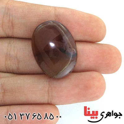 نگین انگشتر عقیق یمنی منظره ای خوش نقش درشت _کد:11245